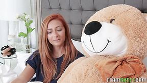 Horn-mad Kadence Marie switches from masturbation to pleasing her stud