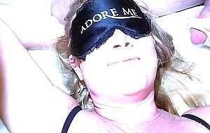 Milfbecca, blindfold gangbang with strangers