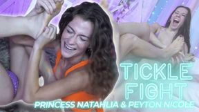 Tickle Fight Princess Natahlia vs Peyton Nicole UHD