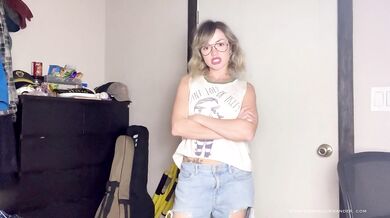 Bratty babysitter rides boy raw while parents are gone femdom challenge