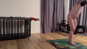 Real Femdom: I Punish My Slave   Spanking &amp; Submission