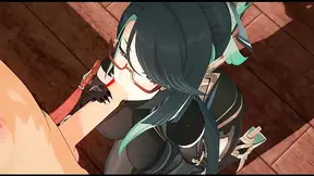 Xianyun craves enormous black rod in 3D hentai animation