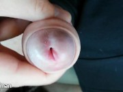 Glans teasing to the first drop of preejaculate - SoloXman
