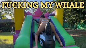 Fucking my whale on top of my inflatable castle