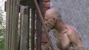 Nude sunbathing in the country goes wrong
