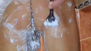 Shaving butt and groin: a tutorial ass shaving