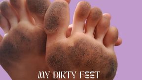 Licking my dirty feet