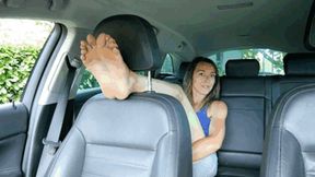 VERONIQUE TICKLES THE BEAUTIFUL MAHIA IN THE CAR - FULL HD MP4