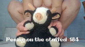 Peeing on the stuffed 184