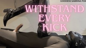 stepping hard on my slave