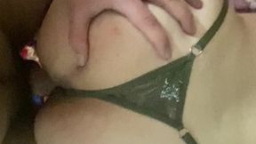Step-mom´s Big Ass loves to be fucked in Mini dress and Lingerie