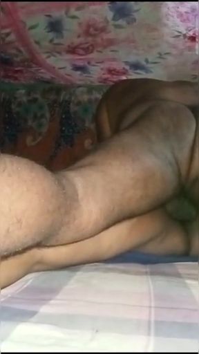 When stepfather fucked aunty's ass, aunty screamed.
