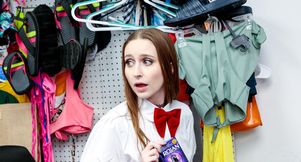 Busted Coed Ends Up with Mall Cop’s Cock