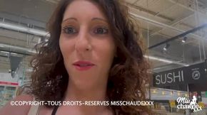 🇫🇷Misschaudexxx, exhibited in a supermarket