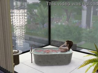 Sims 4: Wife fucks with the house service
