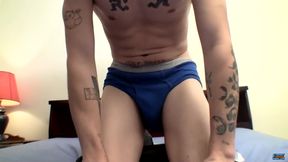 Draining His Big Uncut Cock