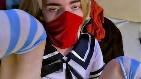 Moaning Trans-Femboy Slut gets hole pounded hard by thick cock - prettyboi2000x