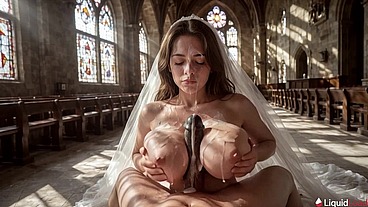I fucked and came all over someone else's bride right in the middle of the church![AI]