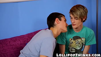 Adam Scott licks lollipop while his hung buddy fucks him