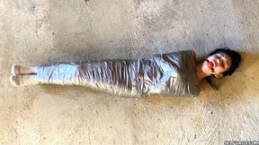 Angry and Gagged – Barby Trapped in a Duct Tape Mummification Fantasy (low res mp4)