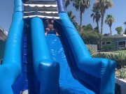 Naked Waterslide at 'Bears on the Prowl' at the CCBC Resort