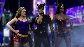 the girls hike up their fishnets and spandex-clad asses and straddle the private dick and...