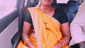 indian maid car sex telugu dirty talks.