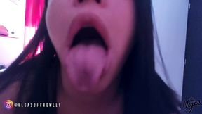 (full video) look senpai! i swallowed it all!