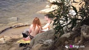 Picking up naked dudes &ndash; naked lakeside fun with Jade!