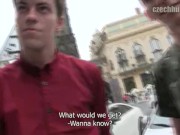 CZECH HUNTER 371 -  Straight Friends Dared To Suck & Fuck Each Other For Some Good Money