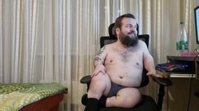 Midget in Panties Shows Himself