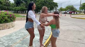 colombian porn stars fucking hard on vacation in cartagena - sara films