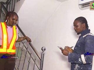 Abode painter and the female engineer