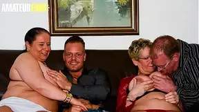 AMATEUR EURO - Chubby Ladies Are Going Hardcore With Their Guys - Hanne And Erna