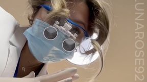 POV Sadistic Girlfriend Dentist is not happy with your oral hygiene Extracts your teeth & Sperm