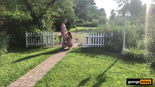 Dick Sucking Outdoors - Real Married Couple Missy and George