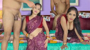 I was getting ready to go to the party, when suddenly boyfriend came. My husband was not at home at the time.