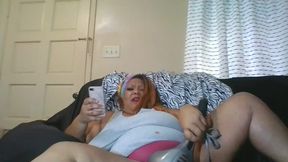 horny Black Milf needs more power