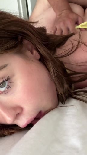 Captivating moment from &quot;Flexible Redhead College Slut Gets Fucked SILLY By Roommate- Rosie Rider&quot;