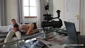 Orgasmic threesome sensation with double penetration loving teen Jay Dee GP842