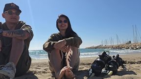 Cheating Girlfriend Fucks Stranger in The Bathroom!