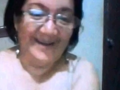 ecuadorian granny watching my cock