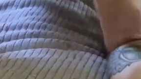 I GIVE HIM A PROSTATE MASSAGE WITH A VIBRATOR WHILE HE MILKS HIS COCK.( Massive Load)