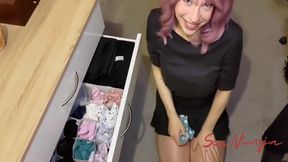 Step-mom Catches Me With Her Panties Wrapped Around My Cock 5 Min - Cream Puff
