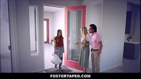 y  Tiny Teen New Foster StepDaughter StepFamily Fucked By Hot Blonde Big Tits MILF