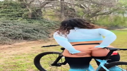 Kath_Ee Rides Cock In A Field After A Bike Ride