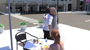 My stepbrother &#039;s wife #36 While having lunch with Jennifer, John met with Justine-highlight