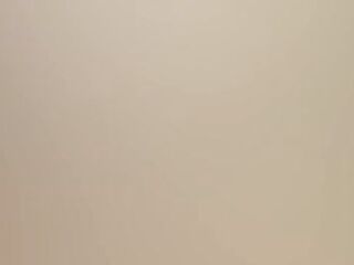 Slim Small Golden-haired Tries Large Thick Wang On The Bed