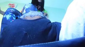 Smelly ebony feet domination