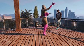 GTA 5 Franklin Hires Premium Lady in his Vinewood Mansion PART1
